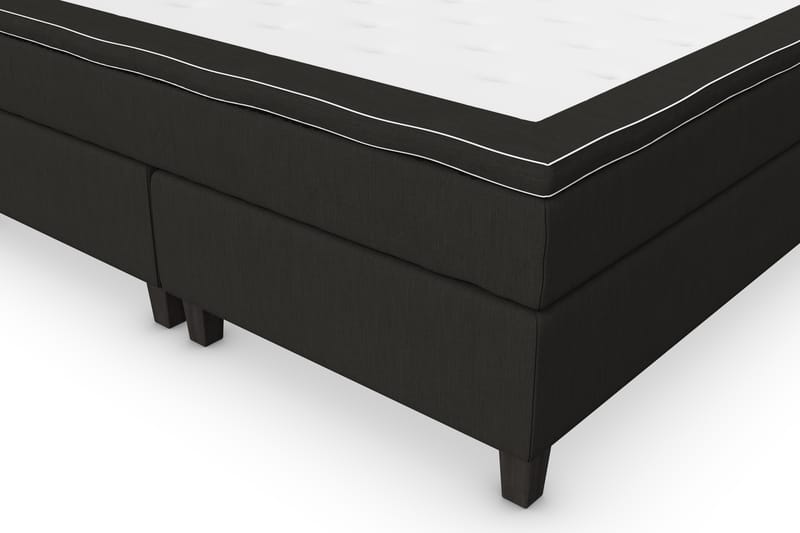 Komplett Sängpaket Roma Lyx 160 Svart/Svarta Ben - Kontinentalsäng - Möbler - Säng - Kontinentalsäng