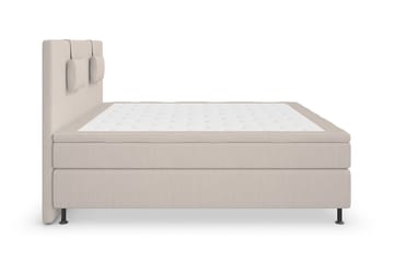 Komplett Sängpaket Roma Lyx 180 Beige/Silver Ben - Kontinentalsäng - Möbler - Säng - Kontinentalsäng