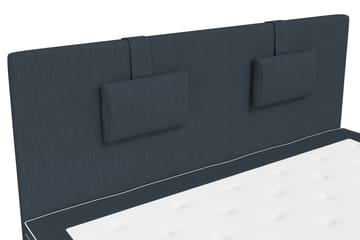 Komplett Sängpaket Roma Lyx 180 cm Mörkblå/Ekben - Kontinentalsäng - Möbler - Säng - Kontinentalsäng