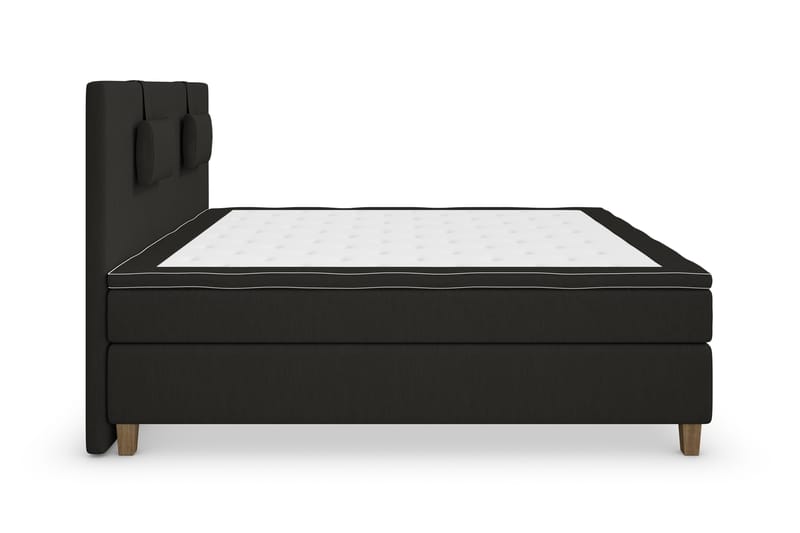 Komplett Sängpaket Roma Lyx 180 cm Svart/Ekben - Kontinentalsäng - Möbler - Säng - Kontinentalsäng