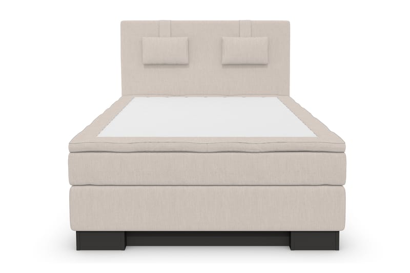 Komplett Sängpaket Romance Lyx 120 Beige Sv Sockel - Beige - Möbler - Säng - Kontinentalsäng