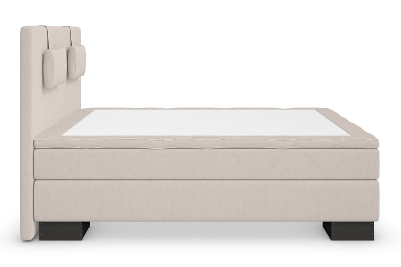 Komplett Sängpaket Romance Lyx 120 Beige Sv Sockel - Beige - Kontinentalsäng - Komplett sängpaket