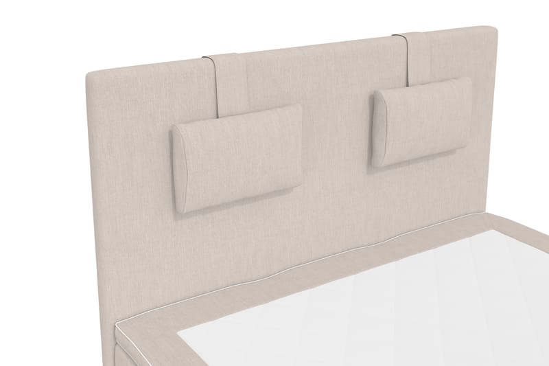 Komplett Sängpaket Romance Lyx 120 Beige Sv Sockel - Beige - Kontinentalsäng - Komplett sängpaket