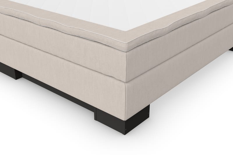 Komplett Sängpaket Romance Lyx 120 Beige Sv Sockel - Beige - Kontinentalsäng - Komplett sängpaket