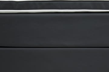 Komplett Sängpaket Romance Lyx 120x200 Konstläder - Svart|Ljusgrå - Möbler - Säng - Kontinentalsäng