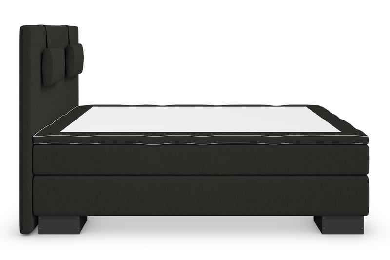 Komplett Sängpaket Romance Lyx 140 Svart Sv Sockel - Svart - Möbler - Säng - Kontinentalsäng