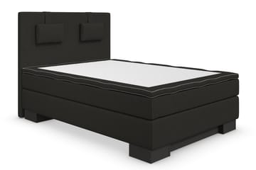 Komplett Sängpaket Romance Lyx 140 Svart Sv Sockel - Svart - Möbler - Säng - Kontinentalsäng
