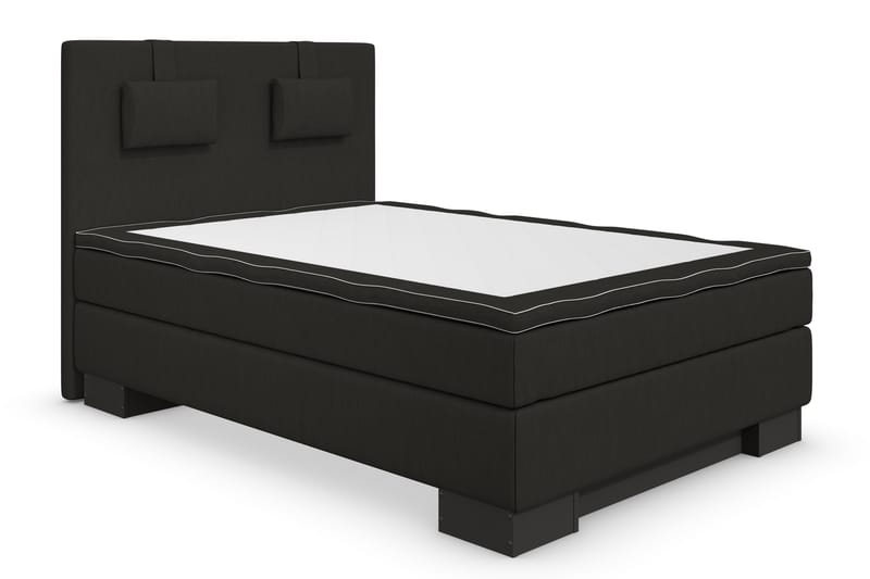 Komplett Sängpaket Romance Lyx 140 Svart Sv Sockel - Svart - Möbler - Säng - Kontinentalsäng