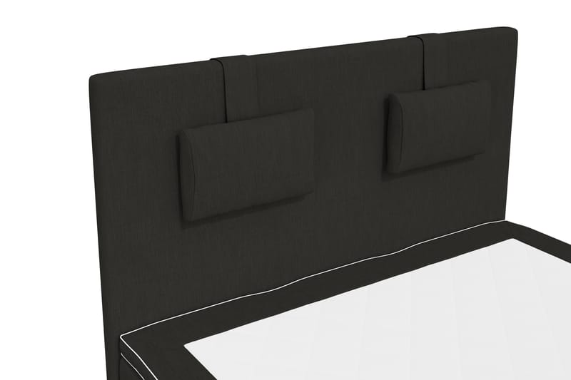 Komplett Sängpaket Romance Lyx 140 Svart Sv Sockel - Svart - Möbler - Säng - Kontinentalsäng