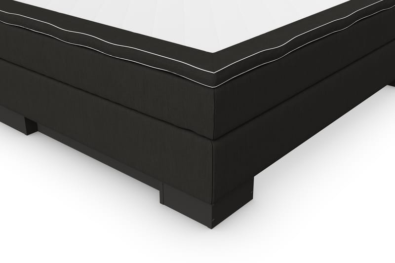 Komplett Sängpaket Romance Lyx 140 Svart Sv Sockel - Svart - Möbler - Säng - Kontinentalsäng