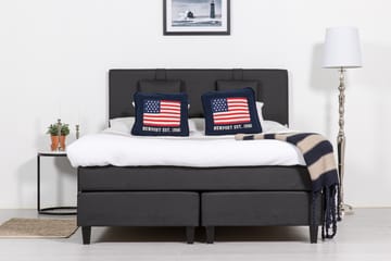 Komplett Sängpaket Romance Lyx 160x200 Konstläder - Svart - Möbler - Säng - Kontinentalsäng