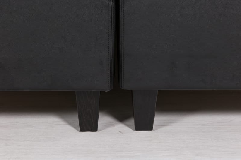 Komplett Sängpaket Romance Lyx 160x200 Konstläder - Svart - Möbler - Säng - Kontinentalsäng