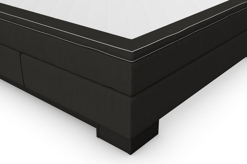 Komplett Sängpaket Romance Lyx 160x210 - Svart - Kontinentalsäng - Dubbelsäng - Komplett sängpaket