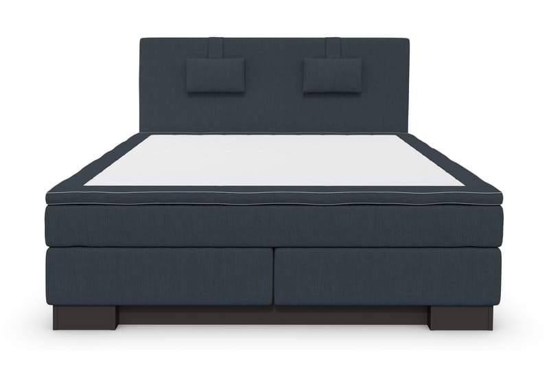 Komplett Sängpaket Romance Lyx 180 Mörkblå - Blå - Komplett sängpaket - Kontinentalsäng - Dubbelsäng