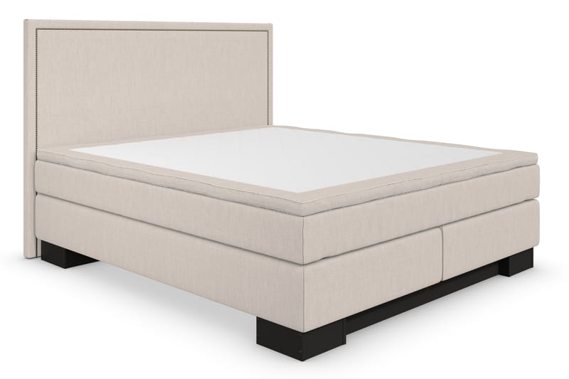 Komplett Sängpaket Romance Lyx 180x210 Cesaro Gavel Rak - Beige - Kontinentalsäng - Dubbelsäng - Komplett sängpaket