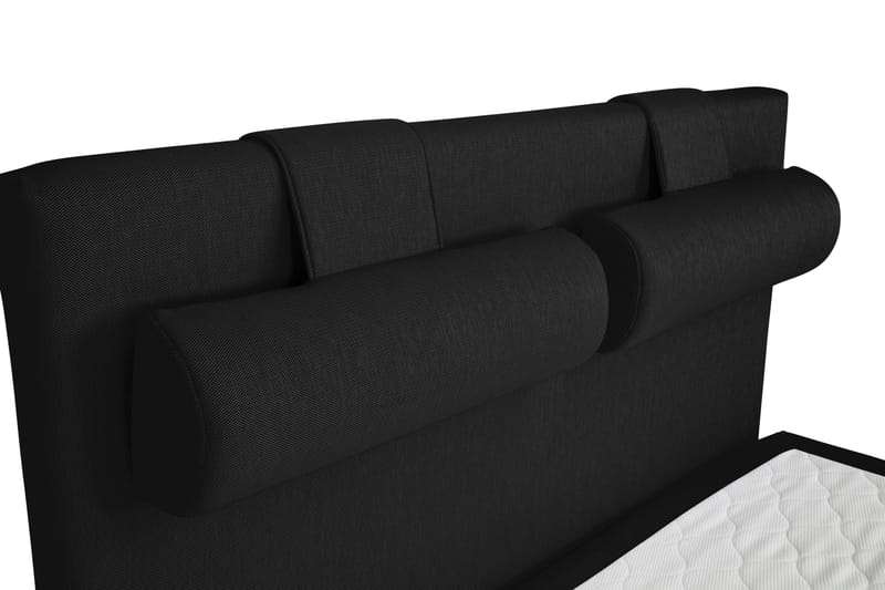 Komplett Sängpaket Siesta Lyx 160x200 Viskoskum - Svart - Kontinentalsäng - Dubbelsäng - Komplett sängpaket