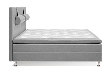 Komplett Sängpaket Sofia 180x200 - Ljusgrå med nackkudde - Möbler - Säng - Kontinentalsäng