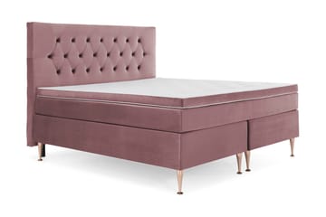 Komplett Sängpaket Torsö 160x200 - Rosa Sammet|Höga Rosében - Möbler - Säng - Kontinentalsäng