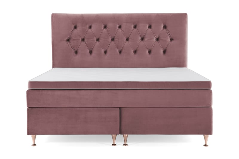Komplett Sängpaket Torsö 160x200 - Rosa - Möbler - Säng - Kontinentalsäng