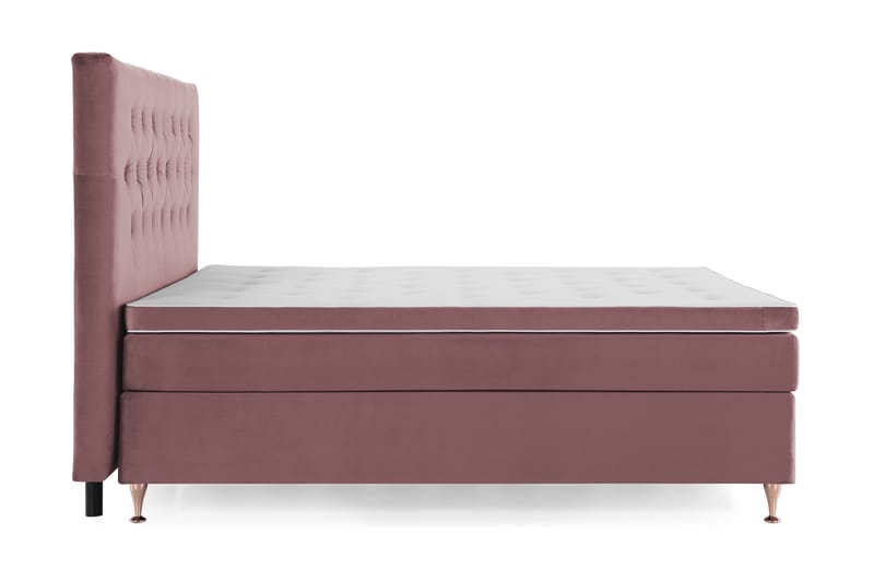 Komplett Sängpaket Torsö 160x200 - Rosa - Kontinentalsäng - Dubbelsäng - Komplett sängpaket