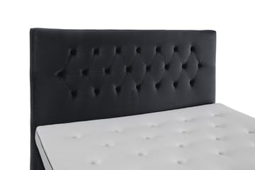Komplett Sängpaket Torsö 160x200 - Svart Sammet|Höga Rosében - Möbler - Säng - Kontinentalsäng