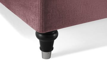 Komplett Sängpaket Torsö 180x200 - Rosa Sammet|Svarvade Ben - Möbler - Säng - Kontinentalsäng