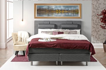 Komplett Sängpaket Palma 160x200 - Ancona Grå - Möbler - Säng - Kontinentalsäng