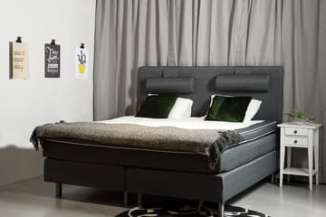 Komplett Sängpaket Palma Mörkgrå - 180x200 cm - Möbler - Säng - Kontinentalsäng