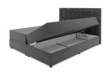 Kontinentalsäng 160x200 cm Svart - Svart - Möbler - Säng - Kontinentalsäng