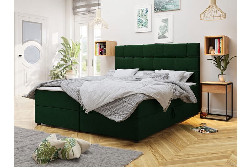 Kontinentalsäng 160x200 cm - Svart - Möbler - Säng - Kontinentalsäng