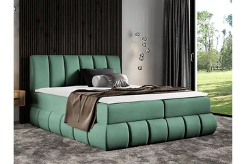 Kontinentalsäng 204x218 cm - Turkos - Möbler - Säng - Kontinentalsäng