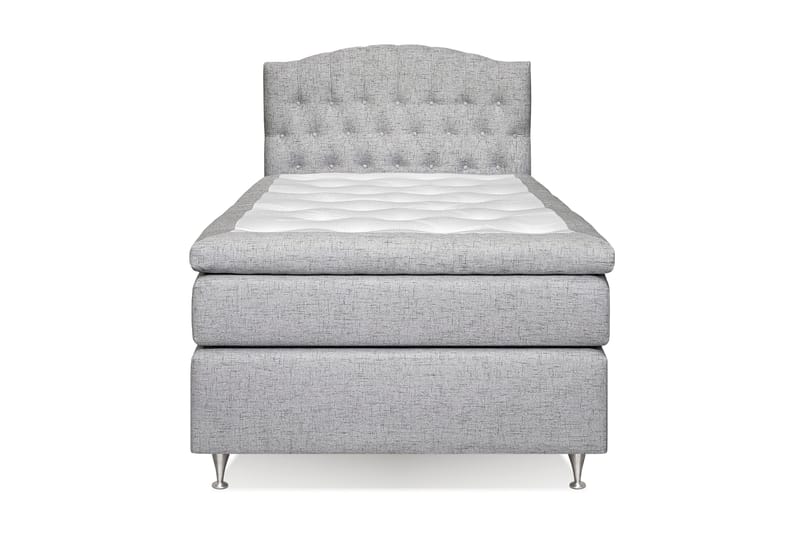 Kontinentalsäng Abelie 120x200 Medium - Ljusgrå - Möbler - Säng - Kontinentalsäng