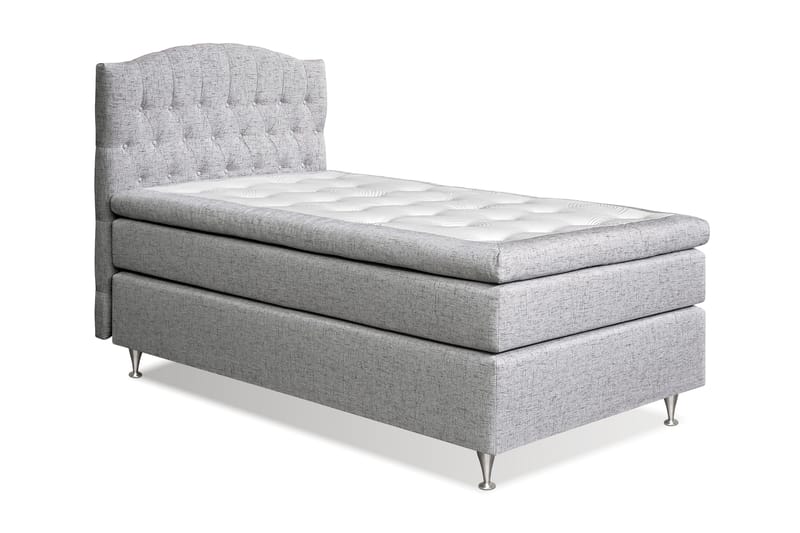 Kontinentalsäng Abelie 120x200 Medium - Ljusgrå - Möbler - Säng - Kontinentalsäng