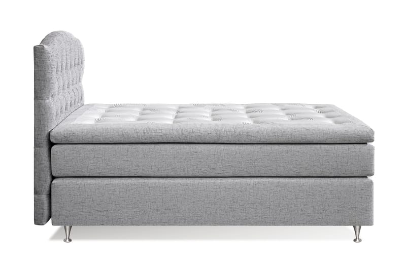 Kontinentalsäng Abelie 120x200 Medium - Ljusgrå - Möbler - Säng - Kontinentalsäng