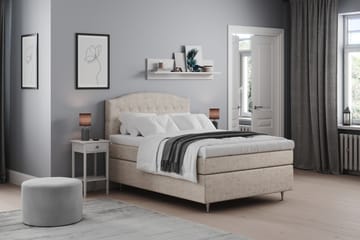 Kontinentalsäng Abelie 140x200 Fast - Beige - Möbler - Säng - Kontinentalsäng