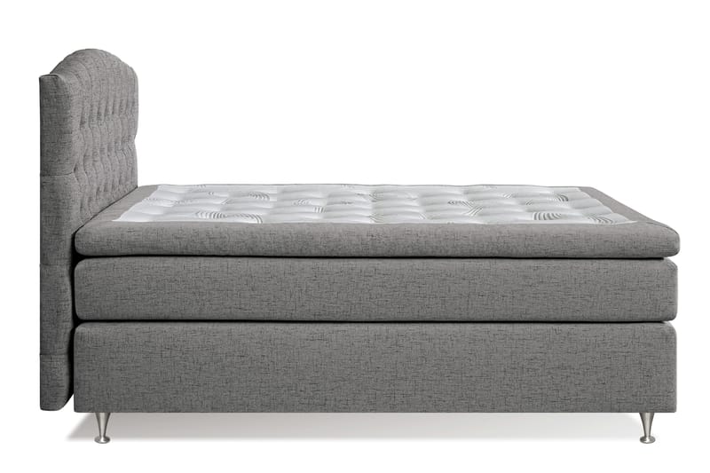 Kontinentalsäng Abelie 140x200 Fast - Grå - Möbler - Säng - Kontinentalsäng