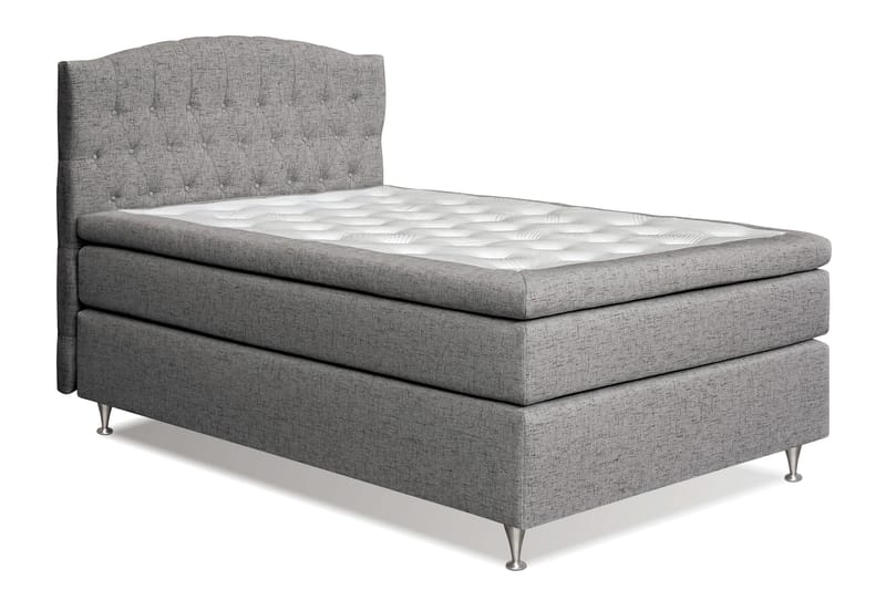 Kontinentalsäng Abelie 140x200 Fast - Grå - Möbler - Säng - Kontinentalsäng