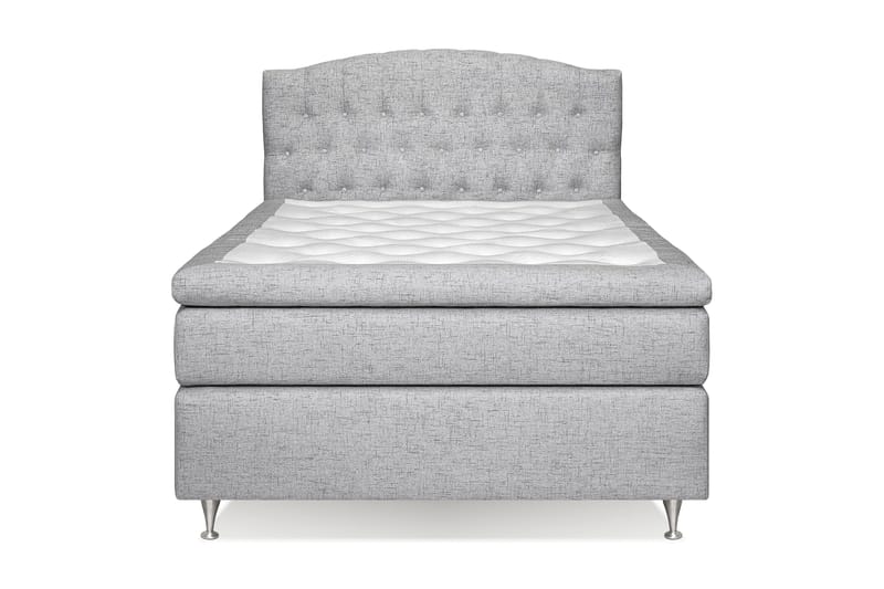 Kontinentalsäng Abelie 140x200 Fast - Ljusgrå - Möbler - Säng - Kontinentalsäng