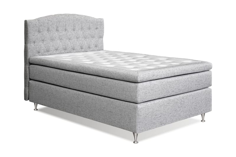 Kontinentalsäng Abelie 140x200 Fast - Ljusgrå - Möbler - Säng - Kontinentalsäng