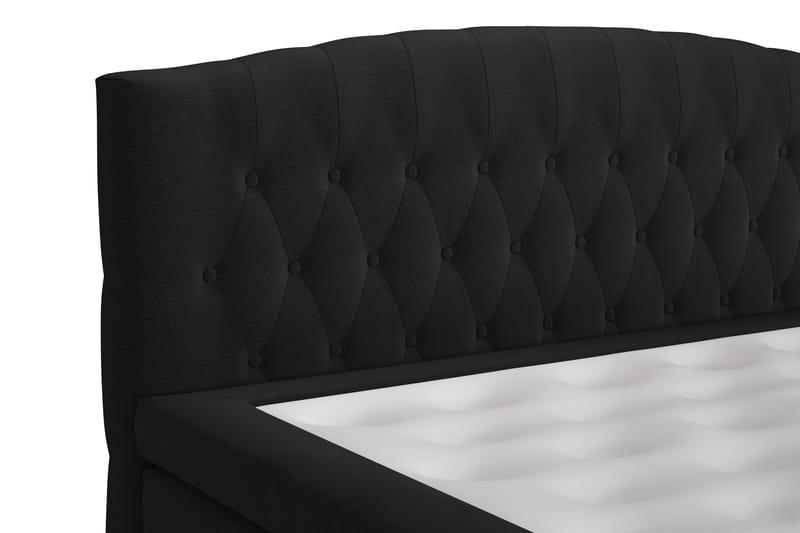 Kontinentalsäng Abelie 140x200 Fast - Svart - Möbler - Säng - Kontinentalsäng