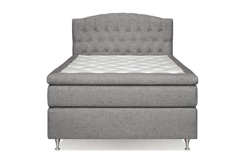 Kontinentalsäng Abelie 140x200 Medium - Grå - Möbler - Säng - Kontinentalsäng