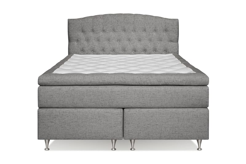 Kontinentalsäng Abelie 160x200 Fast - Grå - M�öbler - Säng - Kontinentalsäng