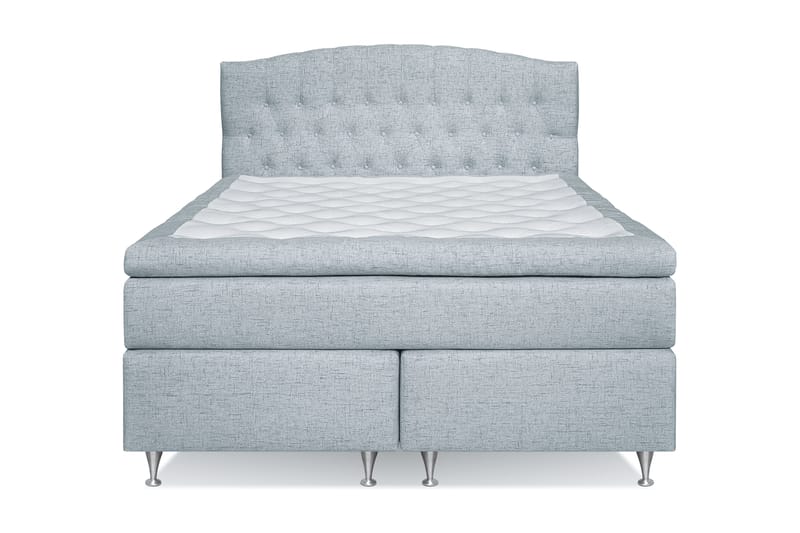 Kontinentalsäng Abelie 160x200 Fast - Ljusblå - Möbler - Säng - Kontinentalsäng