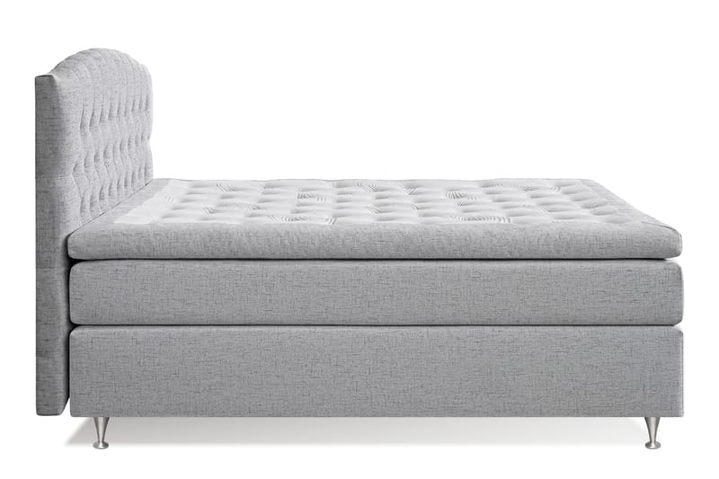 Kontinentalsäng Abelie 160x200 Fast - Ljusgrå - Möbler - Säng - Kontinentalsäng