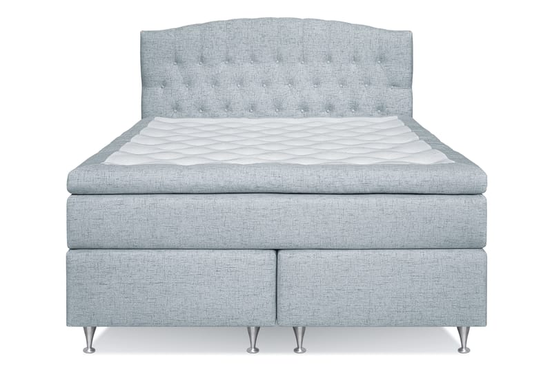 Kontinentalsäng Abelie 160x200 Fast/Medium - Ljusblå - Möbler - Säng - Kontinentalsäng