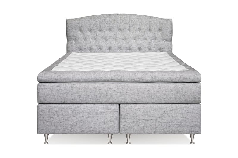 Kontinentalsäng Abelie 160x200 Medium - Ljusgrå - Möbler - Säng - Kontinentalsäng