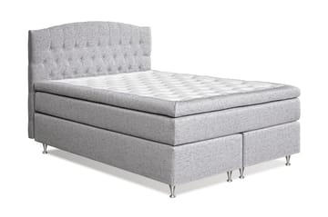 Kontinentalsäng Abelie 160x200 Medium - Ljusgrå - Möbler - Säng - Kontinentalsäng