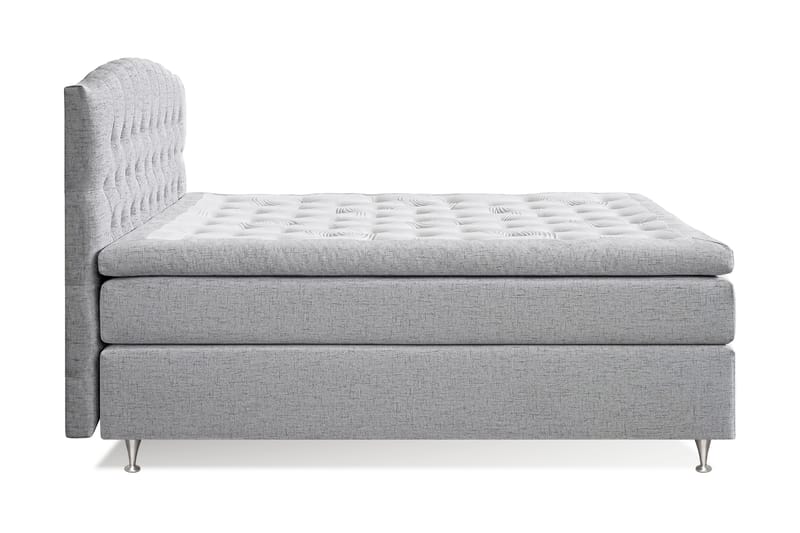 Kontinentalsäng Abelie 160x200 Medium - Ljusgrå - Möbler - Säng - Kontinentalsäng
