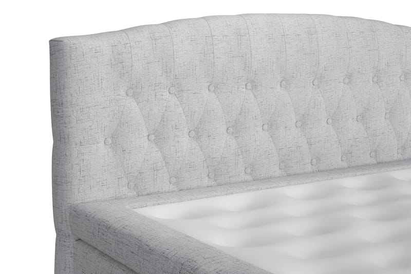 Kontinentalsäng Abelie 160x200 Medium - Ljusgrå - Möbler - Säng - Kontinentalsäng