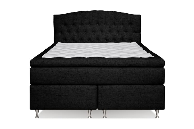 Kontinentalsäng Abelie 160x200 Medium - Svart - Möbler - Säng - Kontinentalsäng